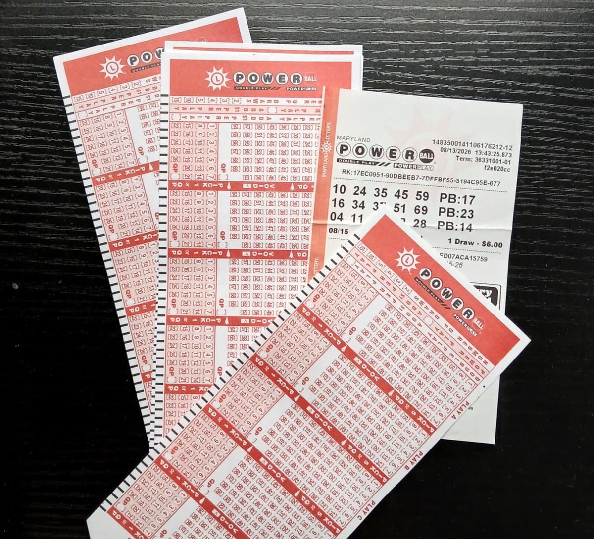 Powerball en Maryland